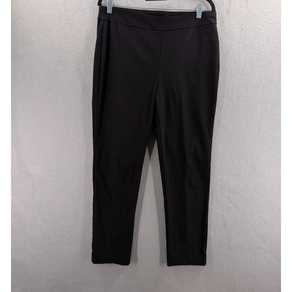 Chico's Brigitte Ankle Pants Womens 1.5 10/M Back-Slit Slim So Slimming Career